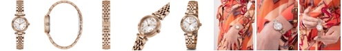 GUESS Gc Flair Women's Swiss Rose Gold-Tone Stainless Steel Bracelet Watch 28mm